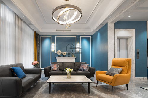 光影与线条的诗意交响——唐顿庄园330平现代风格联排别墅设计赏析